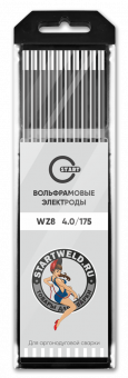 Вольфрамовый электрод WZ 8 4,0/175 (белый) WZ2040175
